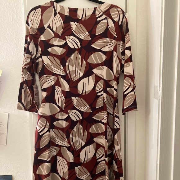 SoftSurroundings Faux Wrap Crisscross Bodice Dress - Picture 12 of 12